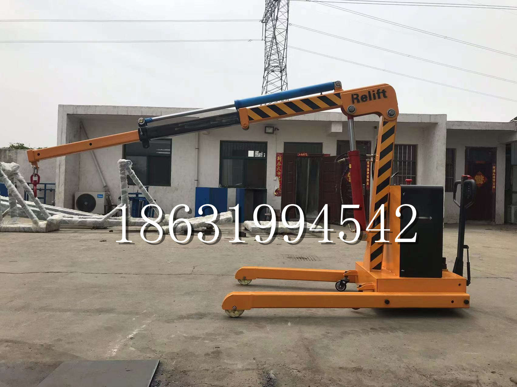 临漳县久征定做3吨三轮随车吊 农用园林绿化移树吊 平板工程用小吊机