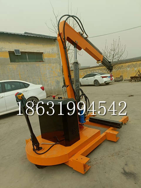 临漳县自卸车厢随车吊 自制轮式四不像起重机 四驱平板吊 5吨 贵盛